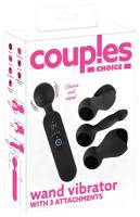 Couples Choice - akumulátorový, vyhřívaný masážní vibrátor (černý)