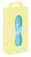 Cuties Mini 3 - Voděodolný skládací vibrátor na baterie (tyrkysový)