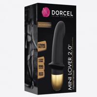 Dorcel Mini Lover 2.0 - dobíjecí vibrátor pro bod G (černo-zlatý)