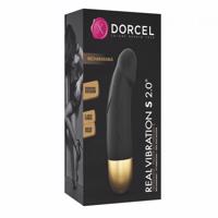 Dorcel Real Vibration S 2.0 - nabíjecí vibrátor (černo-zlatý)