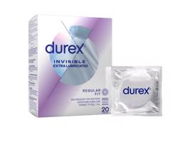 Durex Sensual (Invisible) Extra Lubricated krabička SK distribuce 20 ks