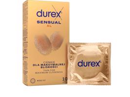 Durex Sensual (Invisible) XL extra large krabička 10 ks