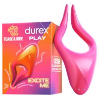 Durex Tease &amp; Ride - stimulátor erotogenních zón (růžový)