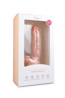 Easytoys - dildo s přísavkou a varlaty (22,5cm) - tělová barva