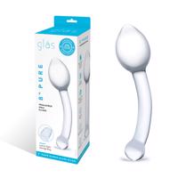 Gläs Glas Pure Indulgence Glass Anal Slider- skleněné dvojité anální dildo (průhledné)