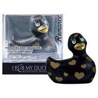 My Duckie Romance 2.0 - vibrátor na klitoris (černozlatý)