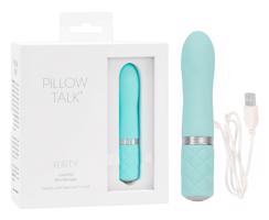 Pillow Talk Flirty - akumulátorový vibrátor (tyrkysový)