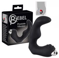 Rebel prostatě vibrator - zahnutý vibrátor na prostatu (černý)