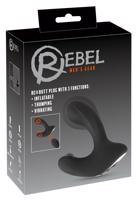 Rebel RC - dobíjecí, rádiem řízený anální vibrátor (černý)