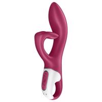 Satisfyer Embrace Me - nabíjecí vibrátor s raménkem na klitoris (červený)