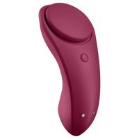 Satisfyer Sexy Secret - chytré vodotěsné vibrační kalhotky (červené)