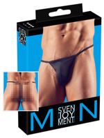 Svenjoyment Mini String black - pánske tangá (čierne) - L