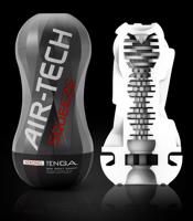 TENGA Air-Tech Squeeze Strong - sací masturbátor (černý)