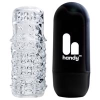 The Handy TrueGrip Gen 2 Sleeve - masturbátor (průhledný)