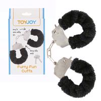 ToyJoy Furry Fun Cuffs plyšová erotická pouta