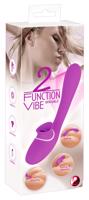 You2Toys - 2-Function Vibe - nabíjecí, ohebný vibrátor na klitoris a vagínu (růžový)